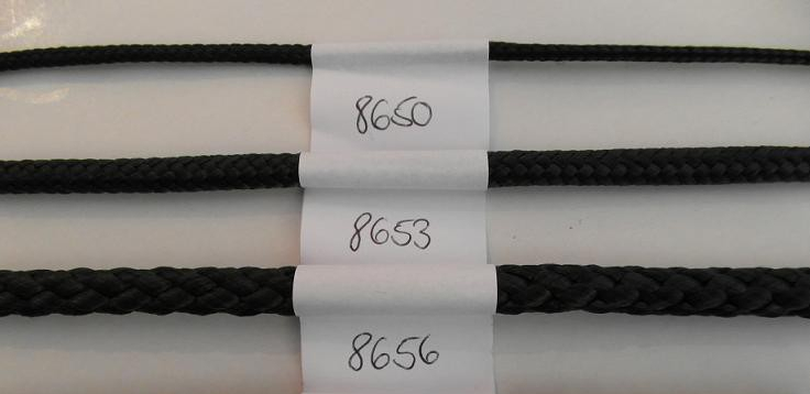 geflochtenes Polypropylen-Seil, 8 mm, schwarz