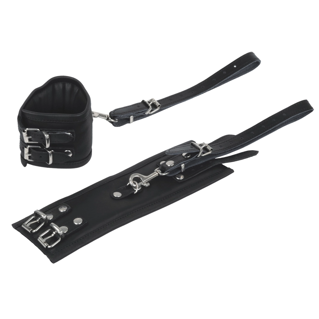 Freisteller von Handfesseln "Lady like" im Paar bei pm-bodyleather.de