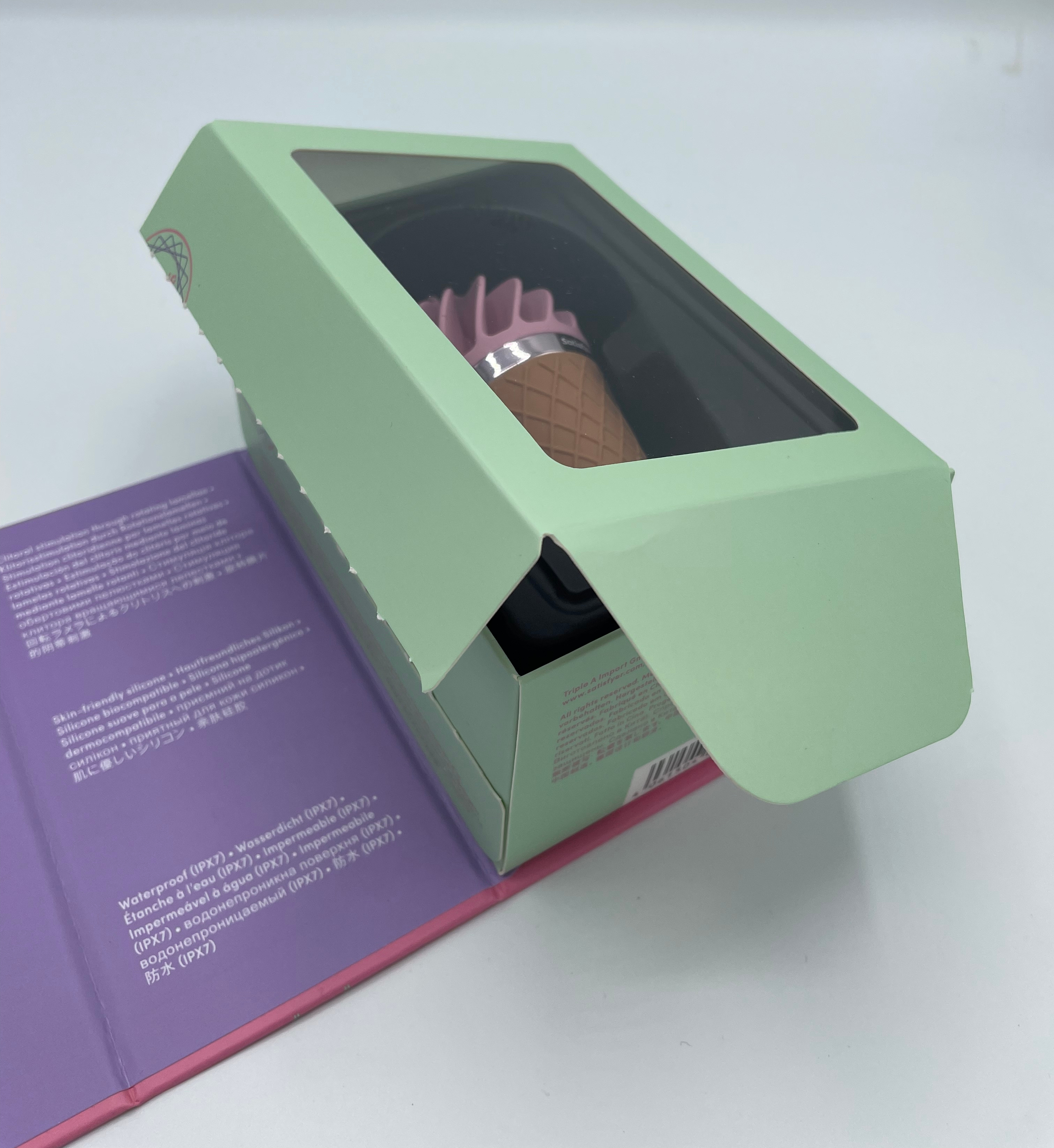 Bild der inneren Verpackung von Vibrator in Eisform