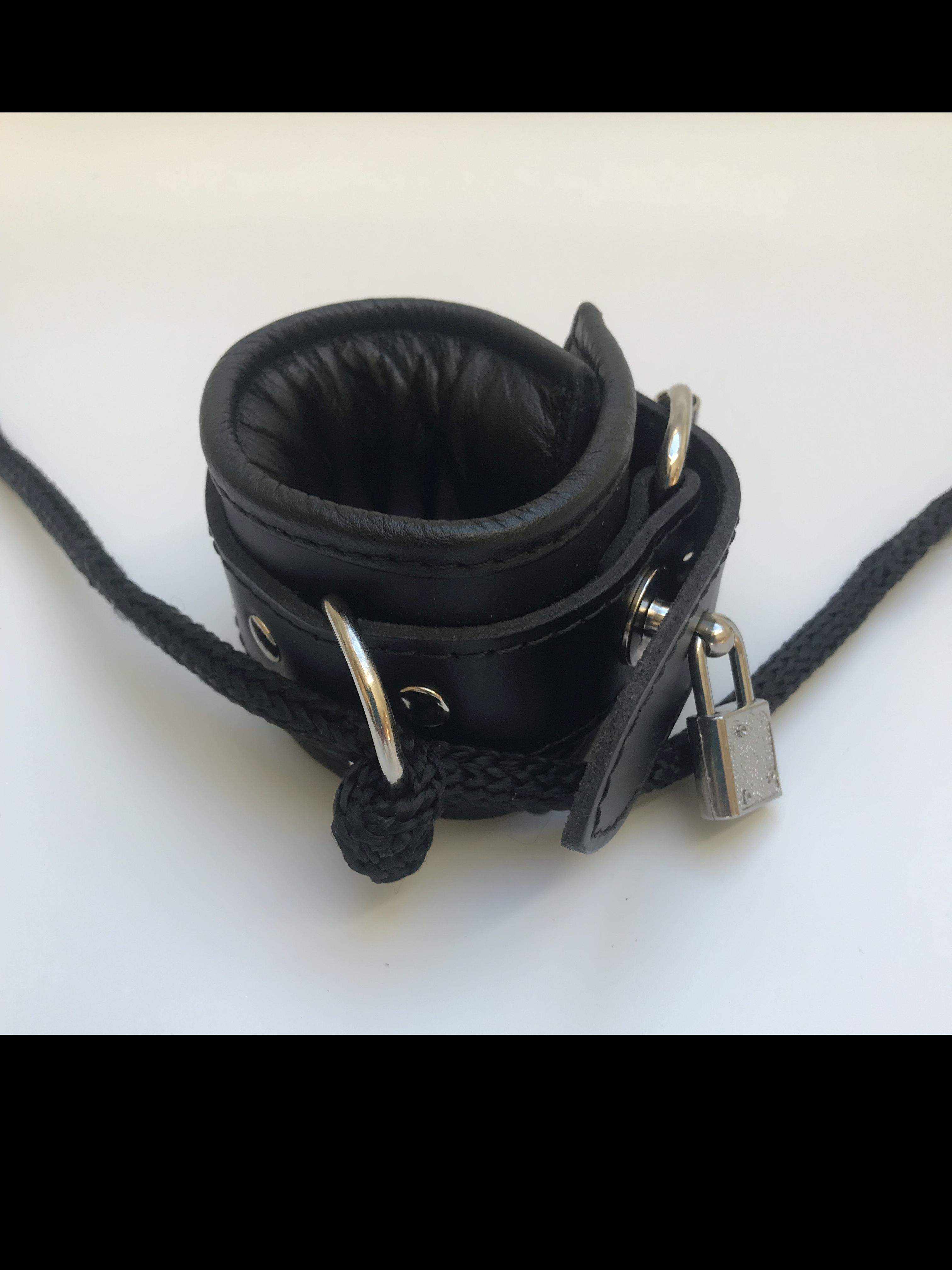 Spezial Bondageseil, 8 mm, schwarz
