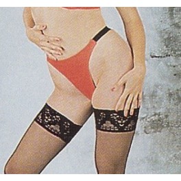 Roter Damen String in Nahaufnahme am Model
